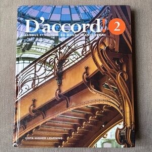 VGUC D’accord 2! French language and culture Textbook vista higher learning